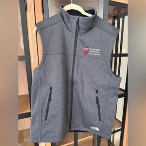 The North Face Harvard Law School Ridgewall soft shell vest zip up embroidered
